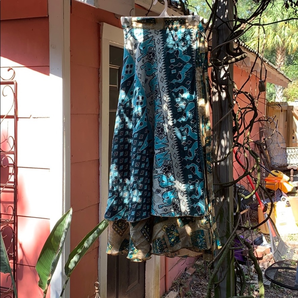 Silky Wrap Skirt